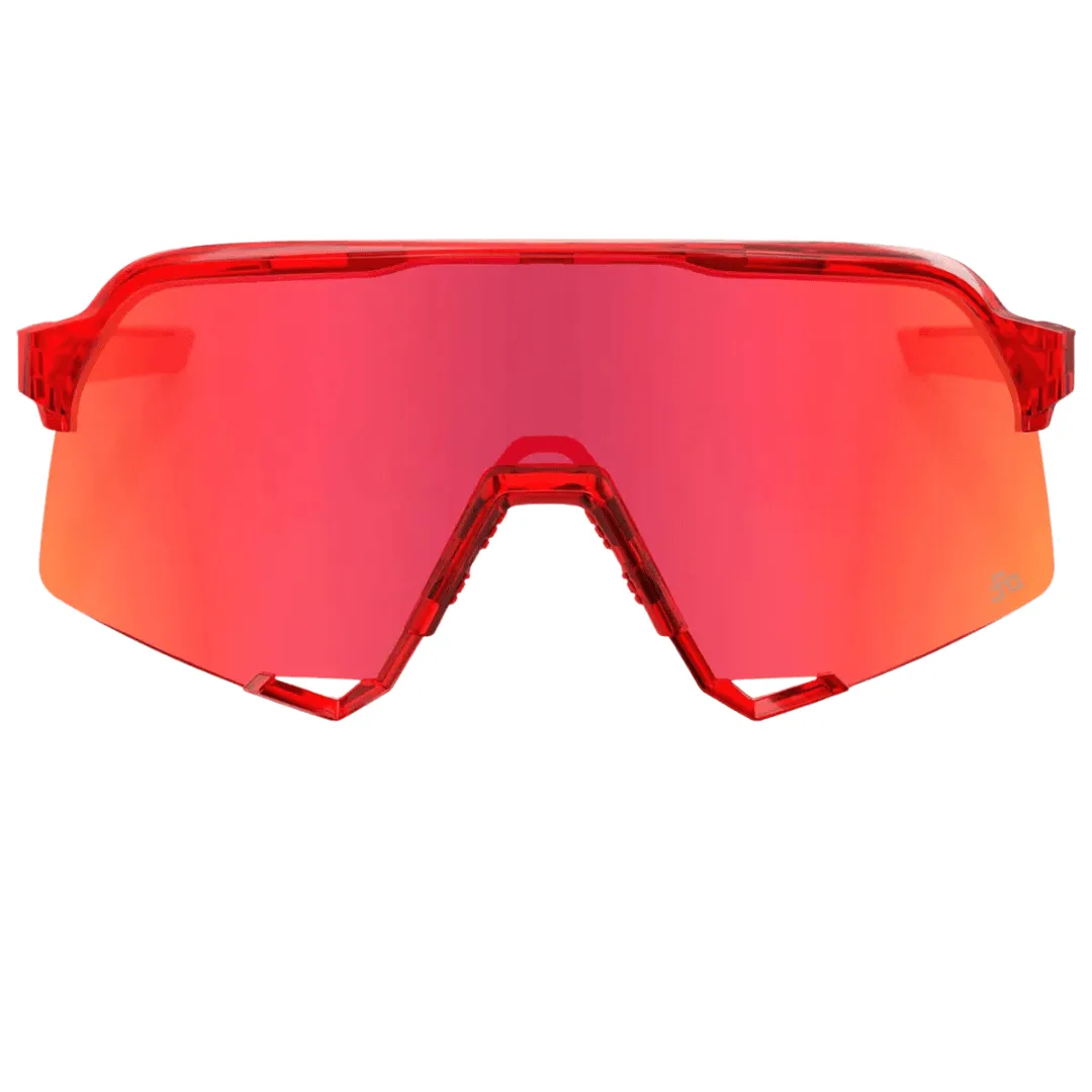 100% S3 Peter Sagan Limited Edition Red Translucent/HiPER Red Mirror Lens