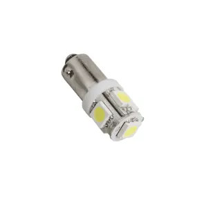 12v Ba9 LED Car Bulbs, 5 x LED Replaces 233 (T4W) Pack of 2