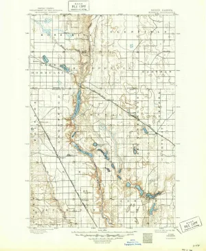 1900 Pingree, ND - North Dakota - USGS Topographic Map