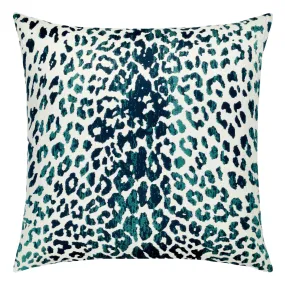 22" Square Elaine Smith Pillow  Wild One Midnight