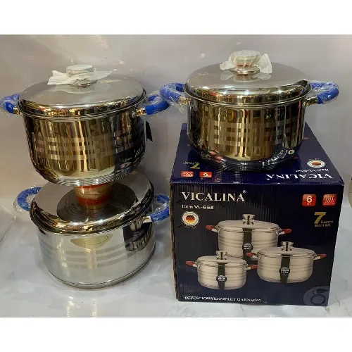 6 Pieces Aluminium Cooking Pot