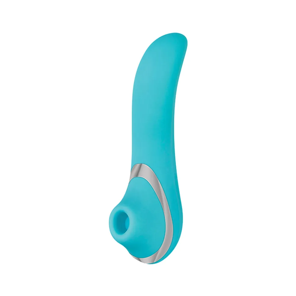 Adam & Eve French Kiss Her Clit Stimulator - Teal