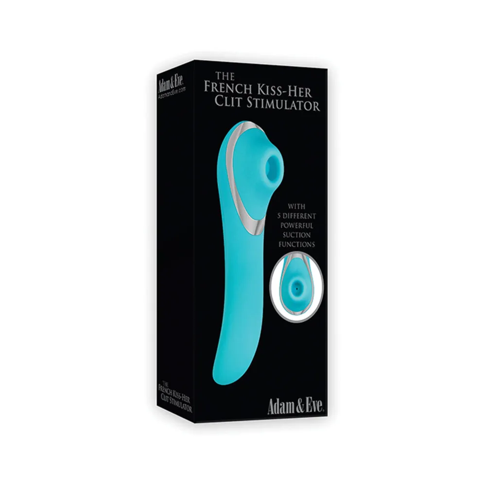 Adam & Eve French Kiss Her Clit Stimulator - Teal