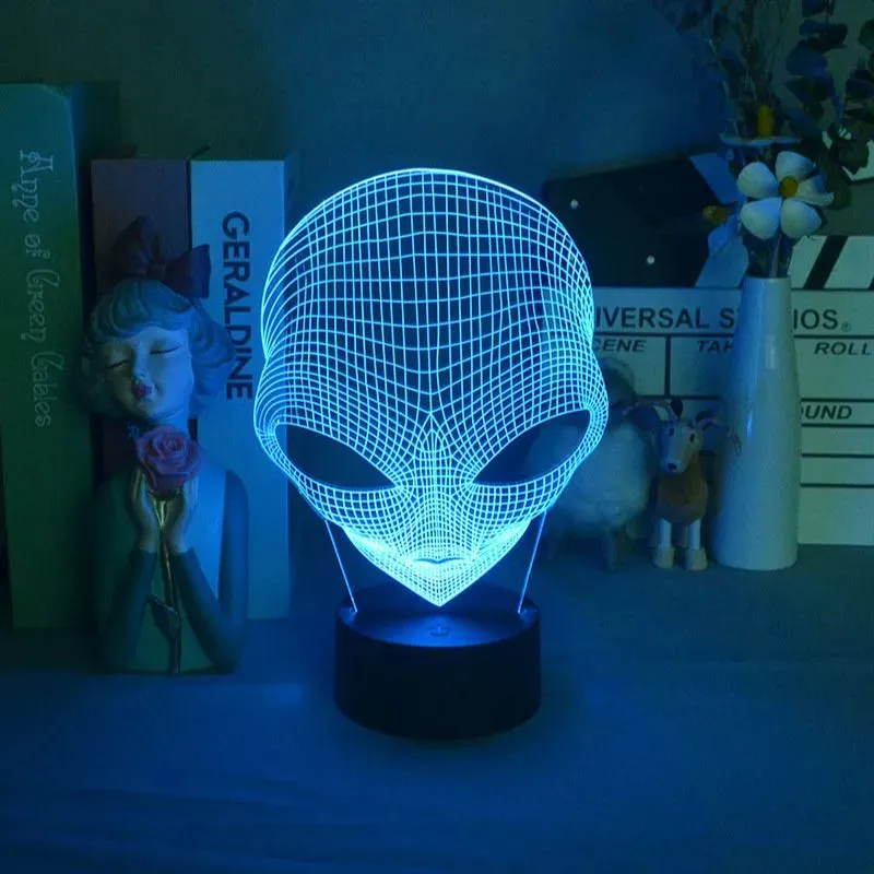 Alien Shaped 3D LED Night Light