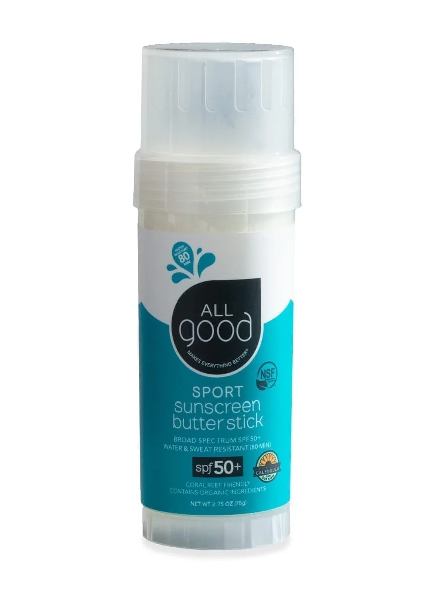 All Good SPF 50  Sport Mineral Sunscreen Butter Stick 2.75oz