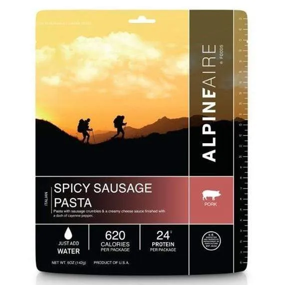 AlpineAire Spicy Sausage Pasta Ready Meal