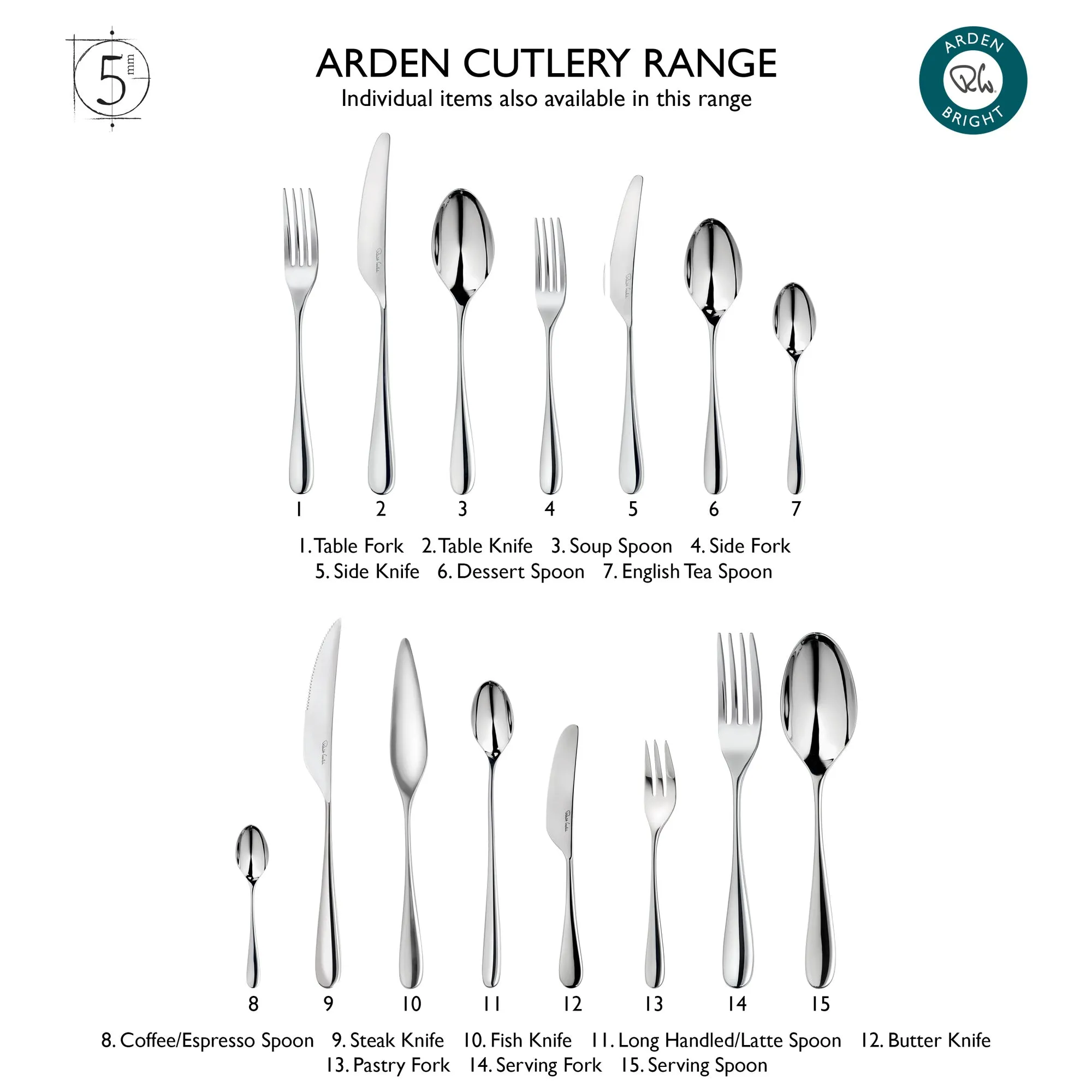 Arden Bright Fish Fork