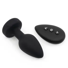 Ashella Vibes Remote Control Vibrating Jewel Butt Plug - Medium