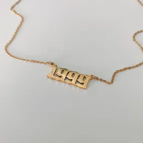 Birth-Year Necklace (Custom)