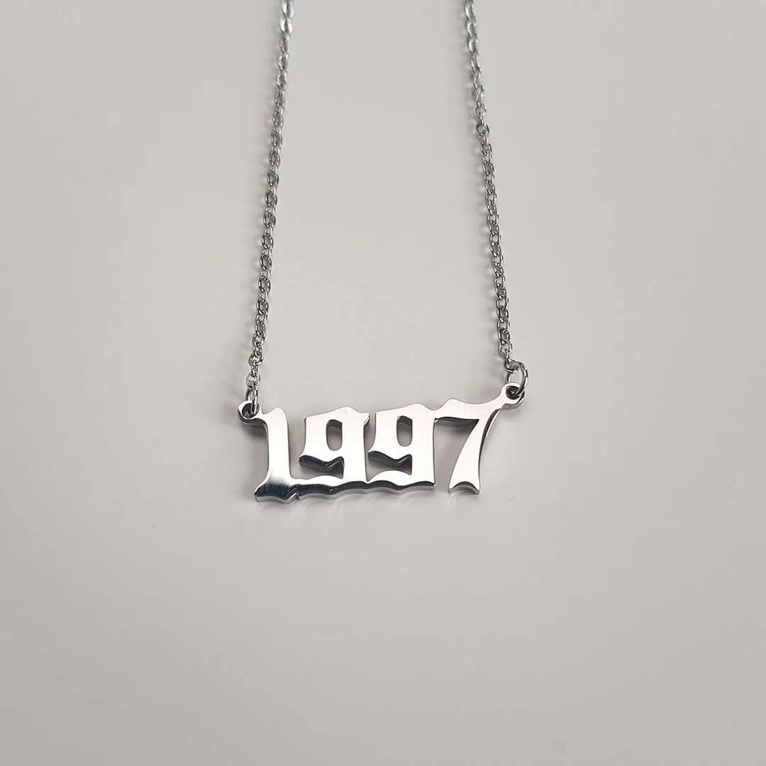 Birth-Year Necklace (Custom)