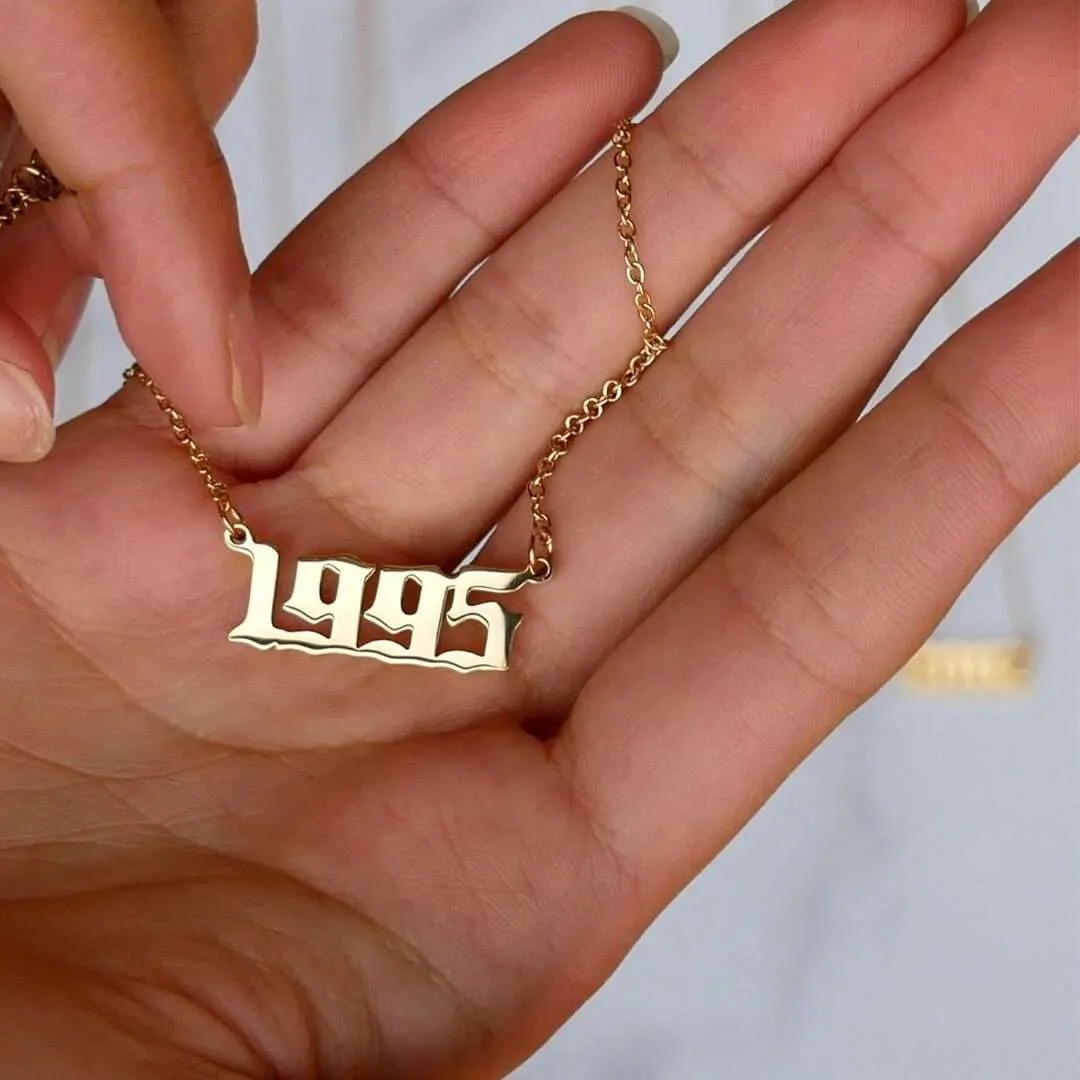 Birth-Year Necklace (Custom)