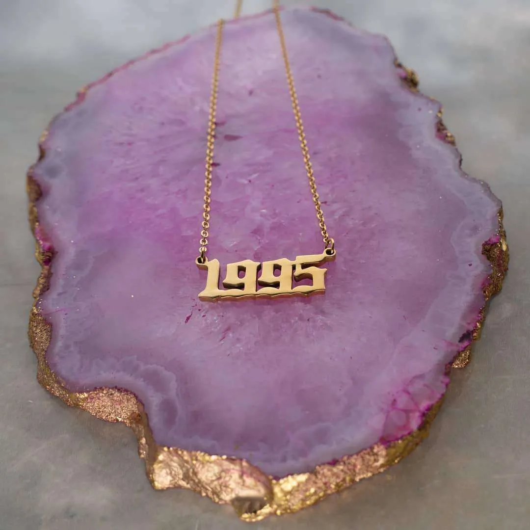 Birth-Year Necklace (Custom)