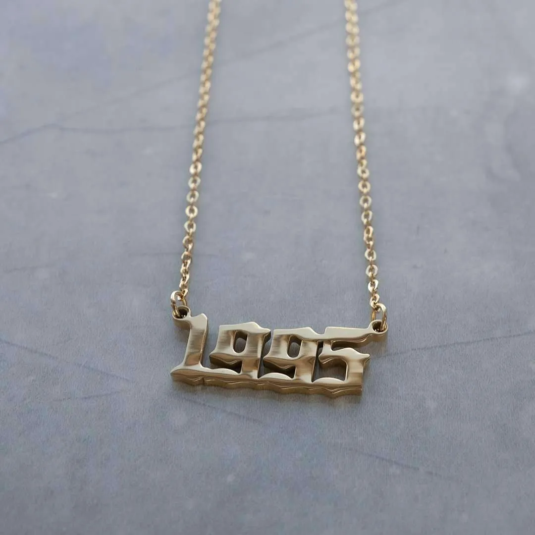 Birth-Year Necklace (Custom)