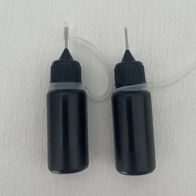 Black Fine Tip Bottles 10ml 2PK