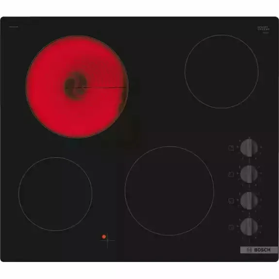 Bosch Serie 2 60CM 4 Zone Electric Ceramic Hob - Black | PKE611CA3E