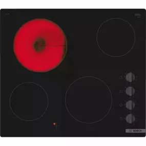 Bosch Serie 2 60CM 4 Zone Electric Ceramic Hob - Black | PKE611CA3E