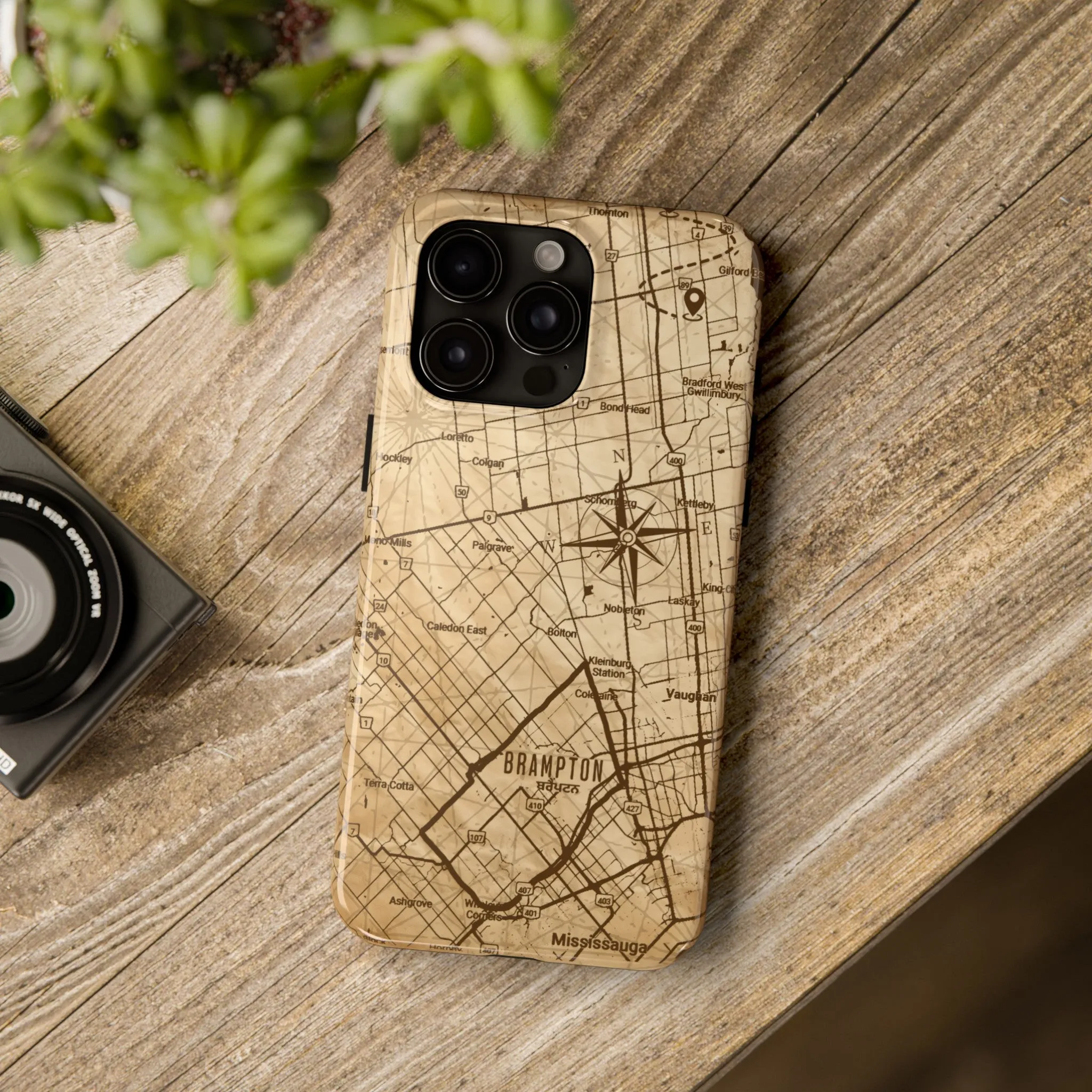 Brampton map premium phone case