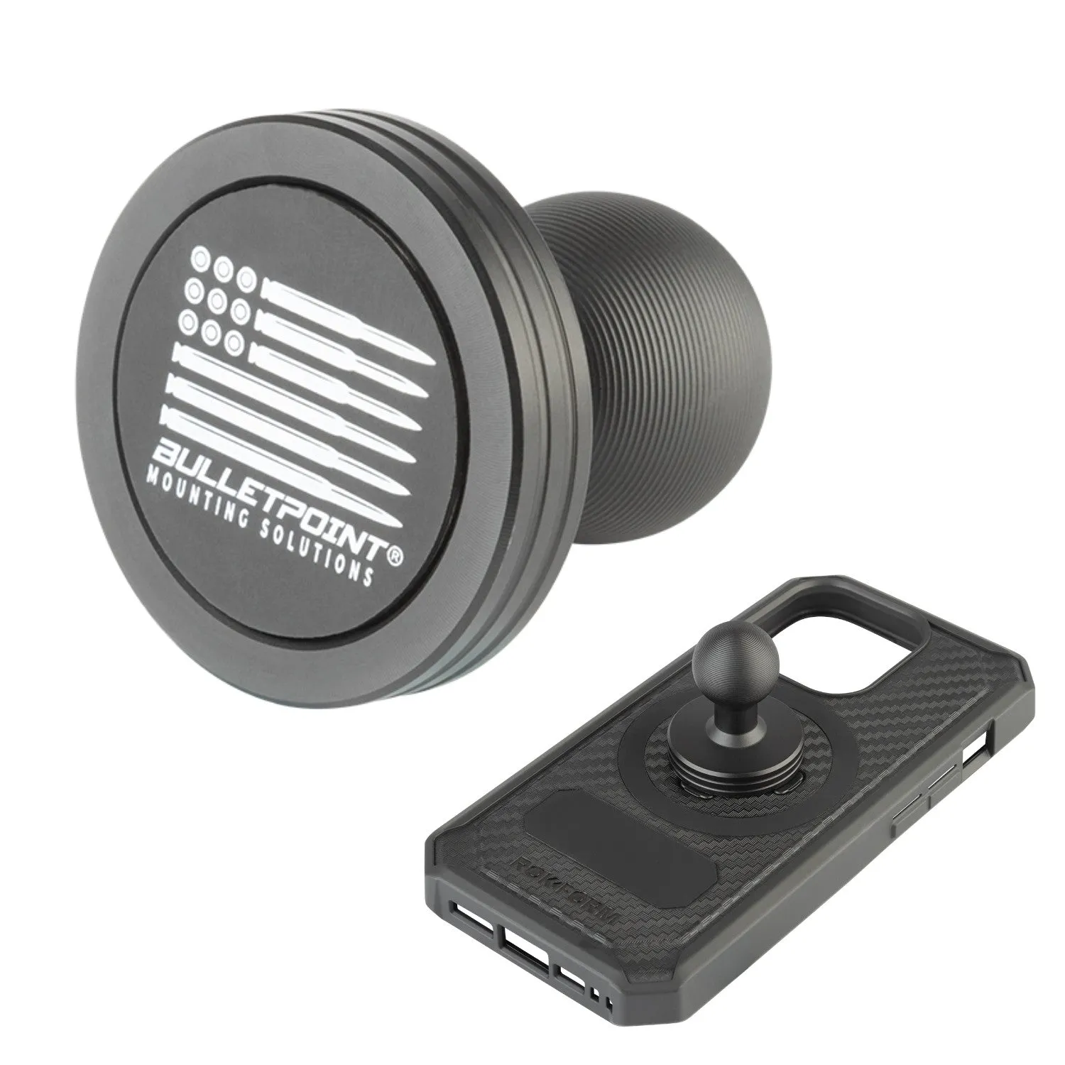 Bulletpoint Rokform Compatible Magnetic Phone Holder with 20mm Ball Mount