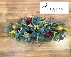 Compass Group WA - Custom-made Floral Arrangements for Bain-Marie Top