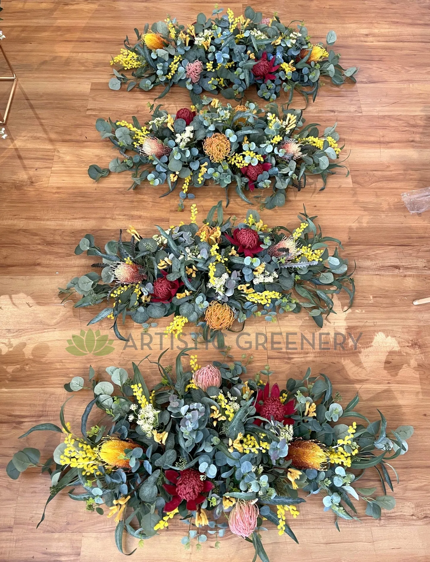 Compass Group WA - Custom-made Floral Arrangements for Bain-Marie Top