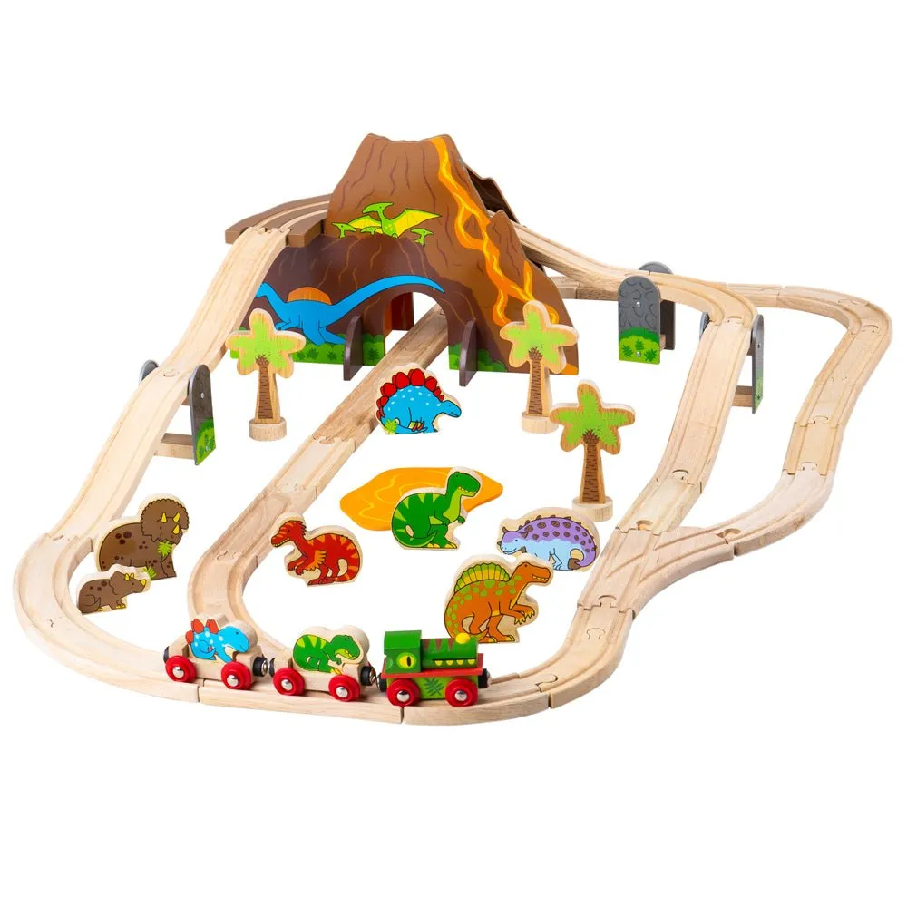 Dinosaur Railway Set