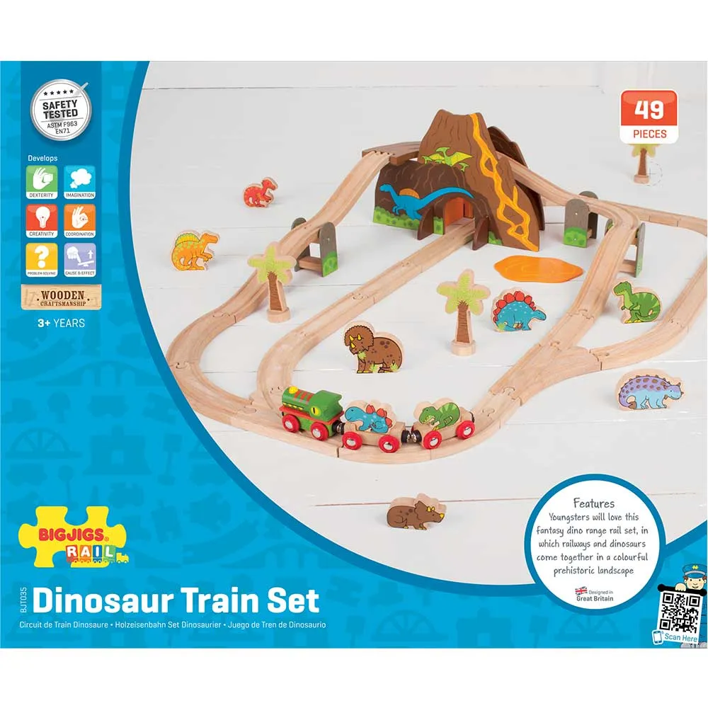 Dinosaur Railway Set