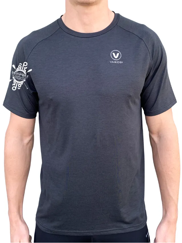 DRUMMERS - UV Performance S/S Tech Tee - Charcoal - CUSTOM