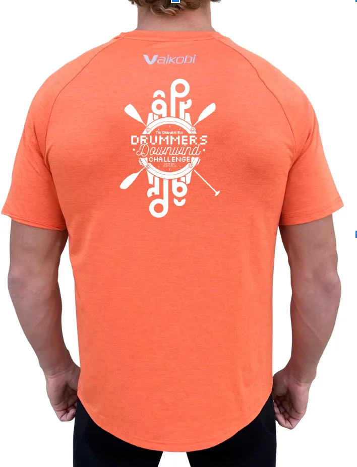 DRUMMERS - UV Performance S/S Tech Tee - Fluro Orange - CUSTOM