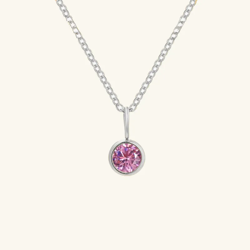 Eileithyia Birthstone Charm Necklace