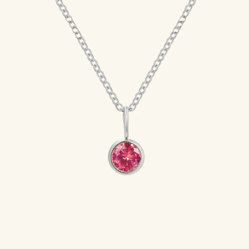 Eileithyia Birthstone Charm Necklace