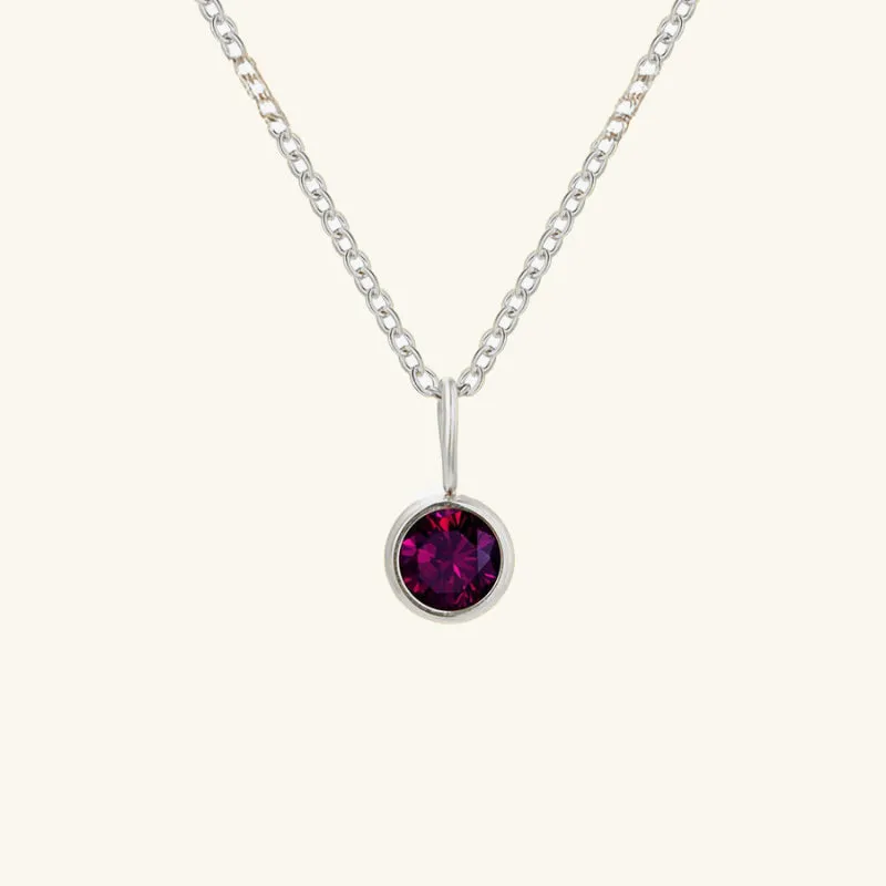 Eileithyia Birthstone Charm Necklace