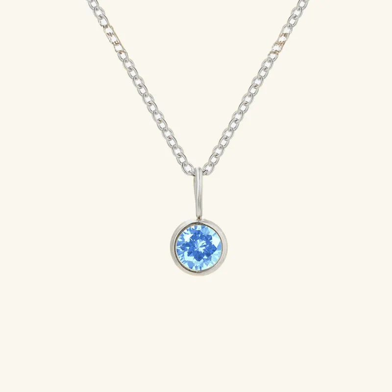 Eileithyia Birthstone Charm Necklace