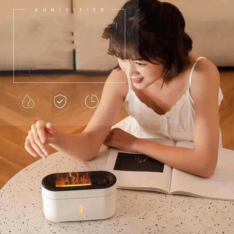 Flame Lamp Humidifier Aromatherapy Machine