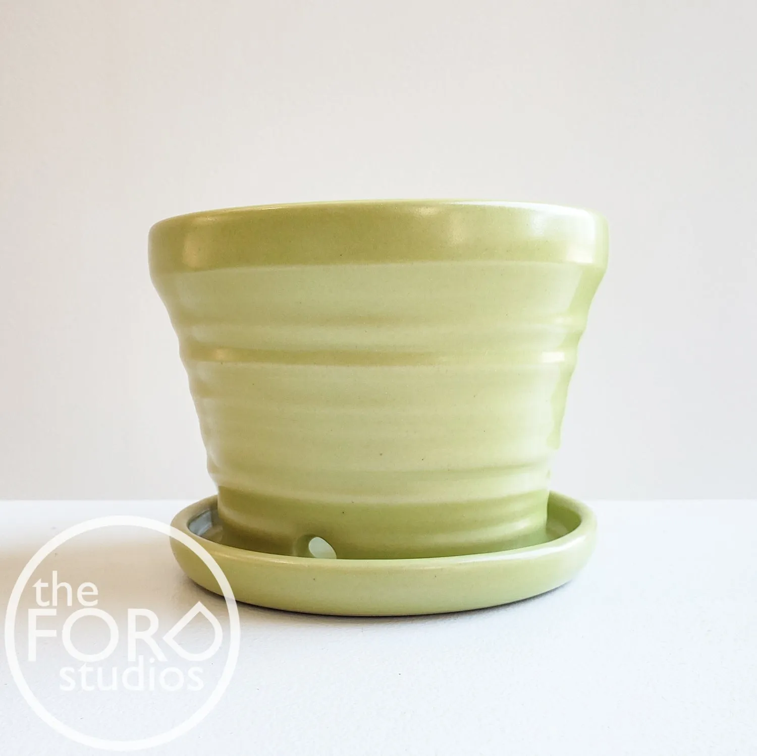 FOOTED FLOWER POT by Jive Pottery