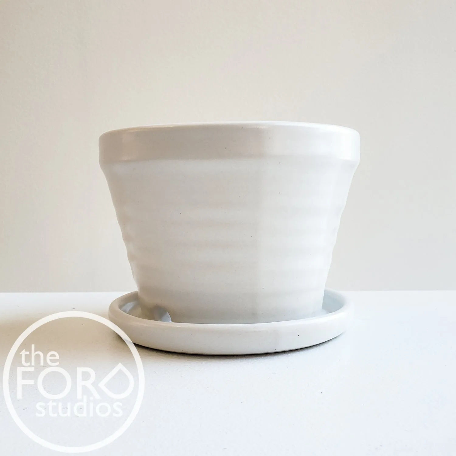 FOOTED FLOWER POT by Jive Pottery