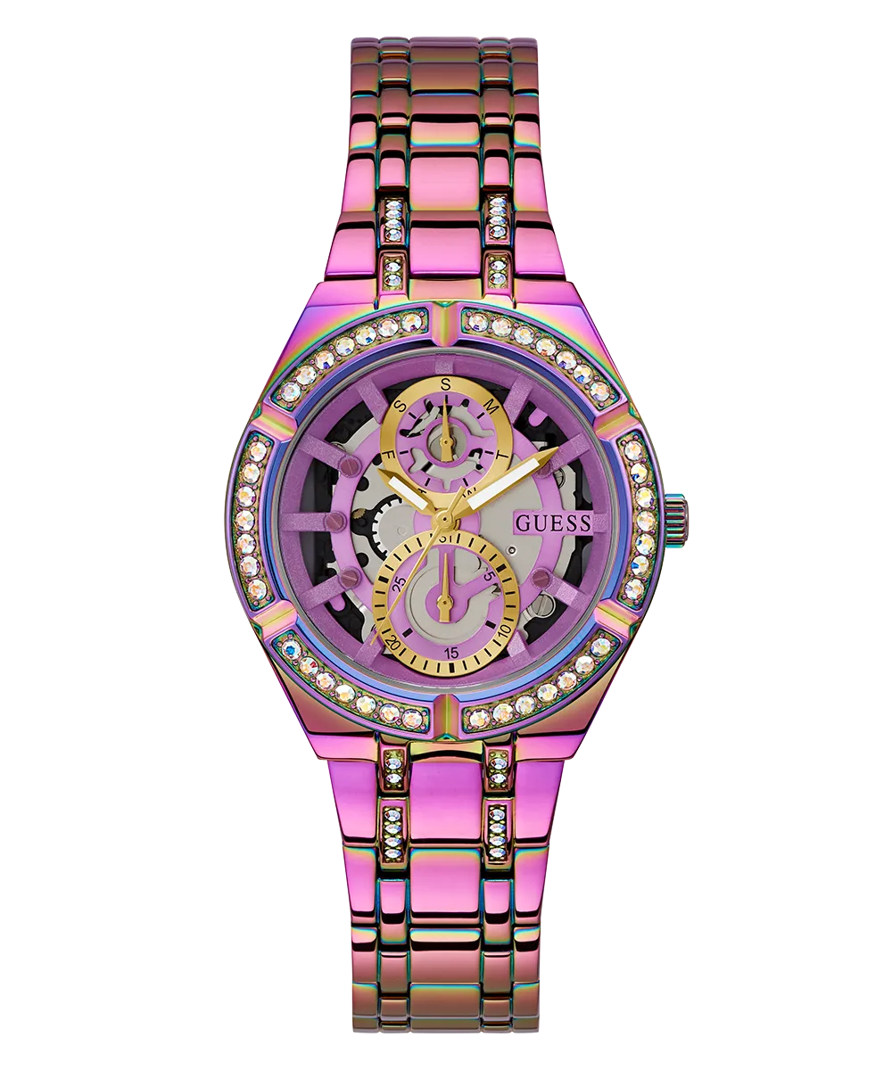 GUESS Ladies Iridescent  Iridescent Multi-function Watch