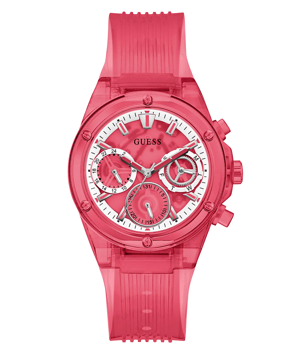 GUESS Ladies Red Multi-function Watch