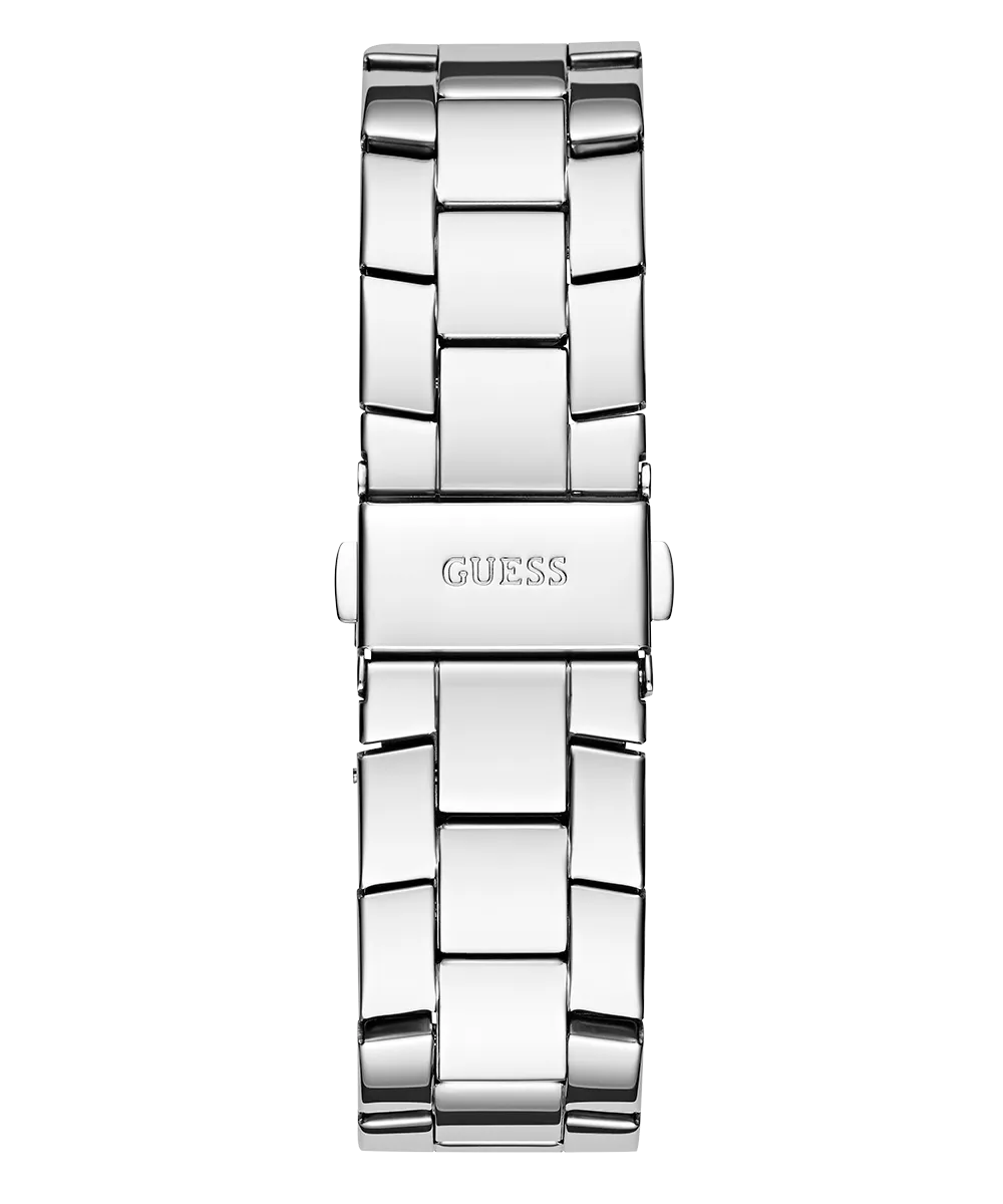 GUESS Ladies Silver Tone Multi-function Watch