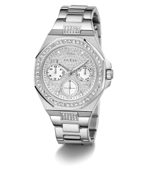 GUESS Ladies Silver Tone Multi-function Watch