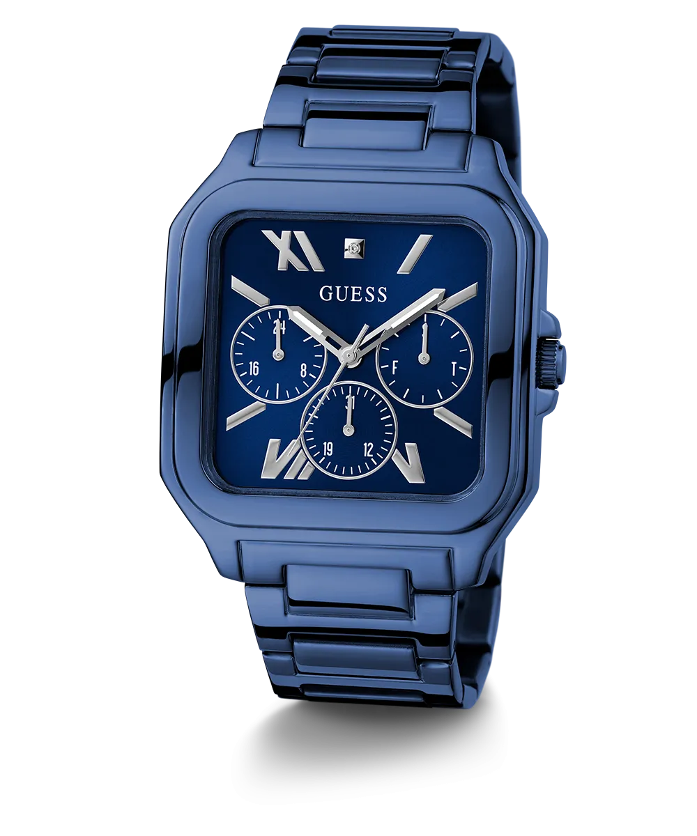 GUESS Mens Blue Multi-function Watch