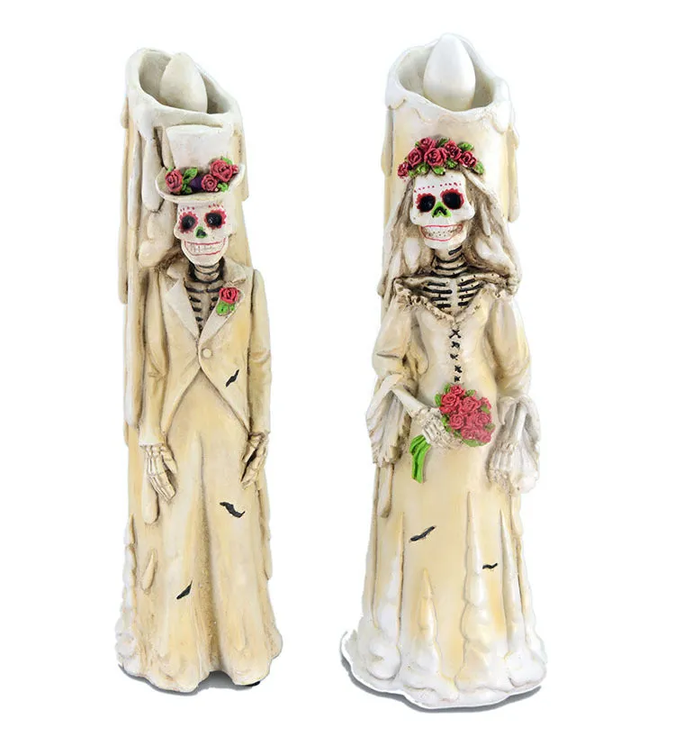 Halloween Bride Groom LED Candle Lights