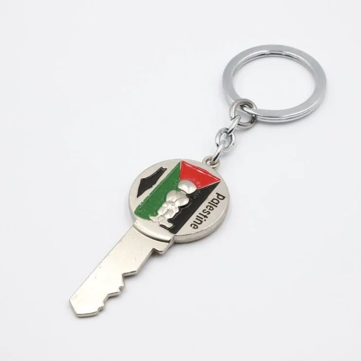 Handalah  Palestinian Key Map Keychain