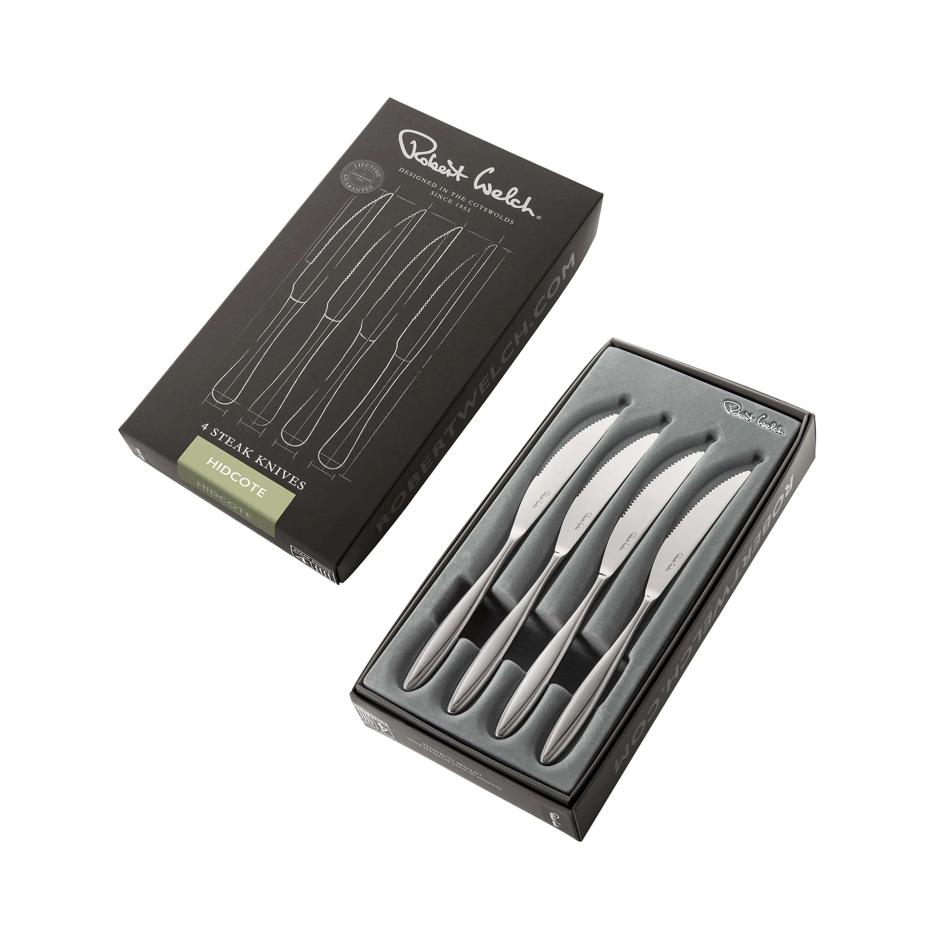 Hidcote Bright Steak Knife, Set of 4