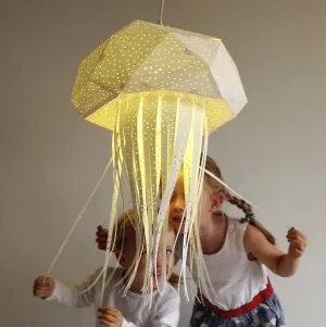 Jelly Fish Origami Ceiling Light