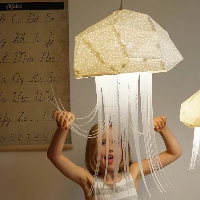 Jelly Fish Origami Ceiling Light