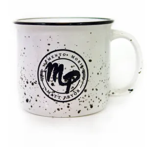 Kansas White With Black Speckle Camp Mug