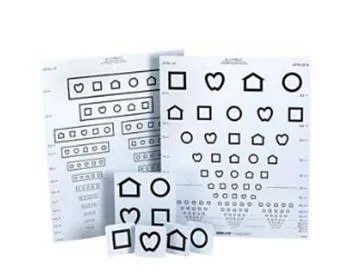 LEA SYMBOLS 15 Line Pediatric Eye Chart