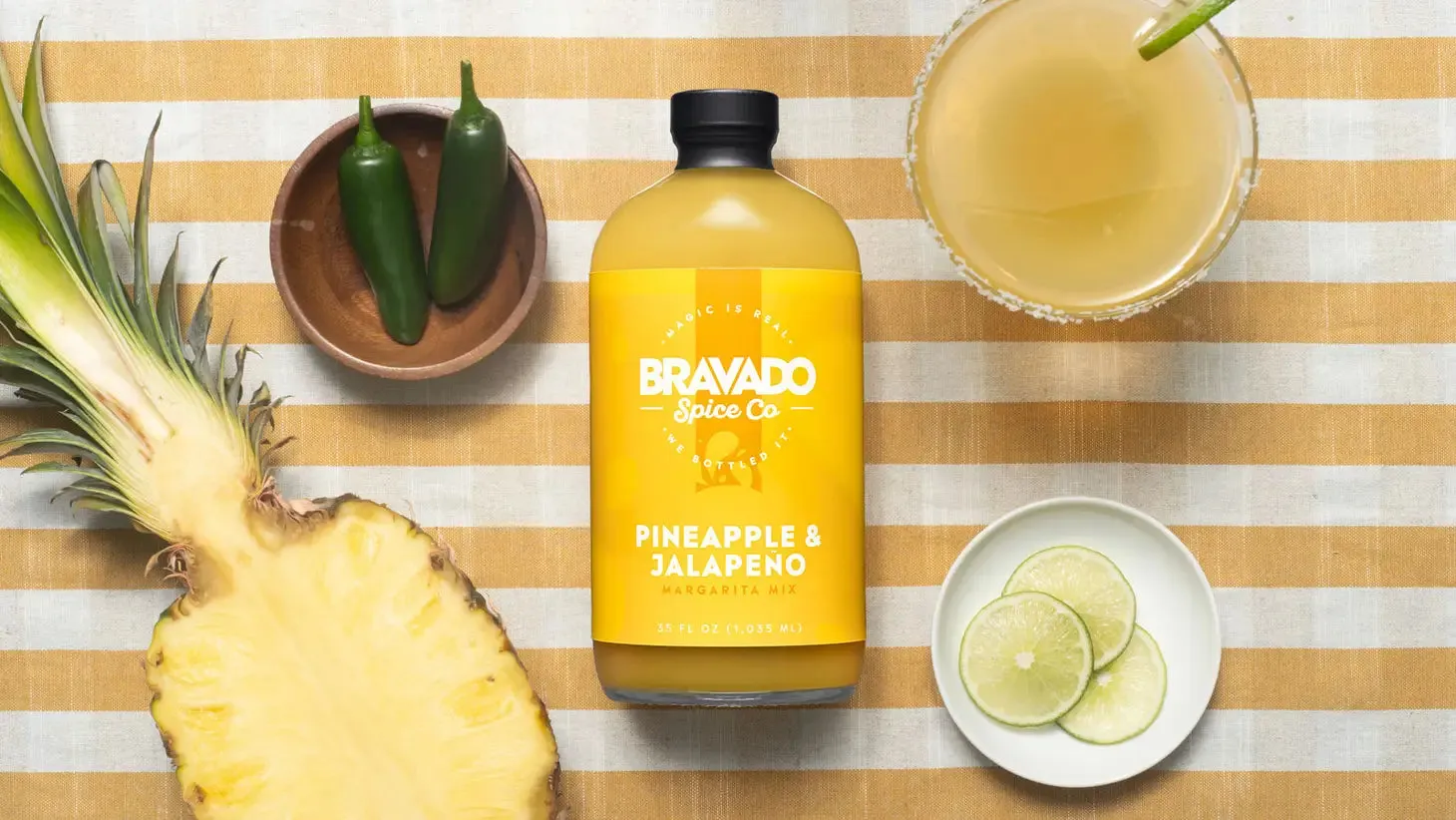 Pineapple & Jalapeno Margarita Mix | Bravado Spice Co.