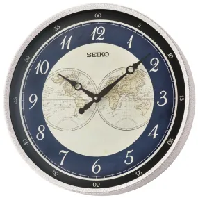 Seiko Decorator World Map Analog Wall Clock QXA803W