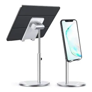 Silver Desktop Stand - Most Phones and Tablets